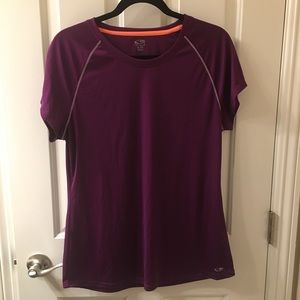 Purple work out tee